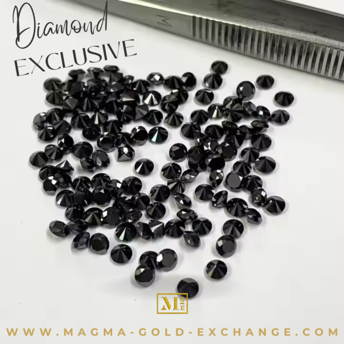 DIAMANTS NOIRS NATURELS DE 0,10 À 0,20 CARAT (G-VVS: QUALITÉ HAUTE JOAILLERIE) – Image 5