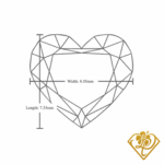 Diamant Cœur de 2.00 Carats  GIA # – Image 2