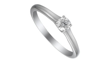 bague solitaire diamant or 18 carats Aequitas Aeterna