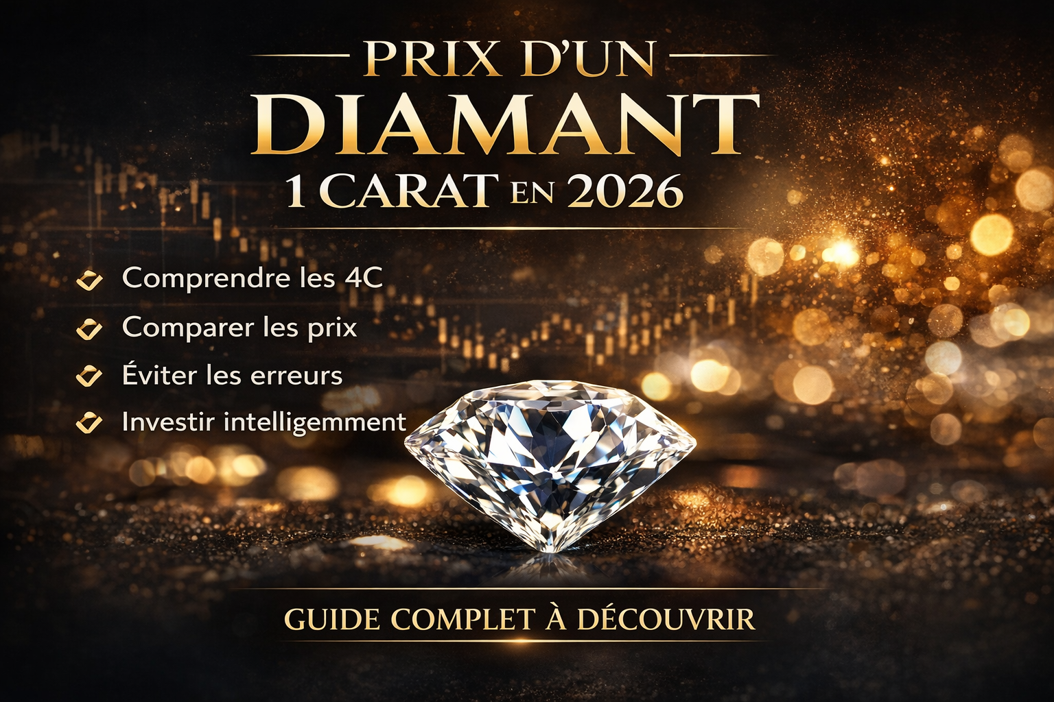 💎 Quel est le prix réel d’un diamant 1 carat en 2026 ?