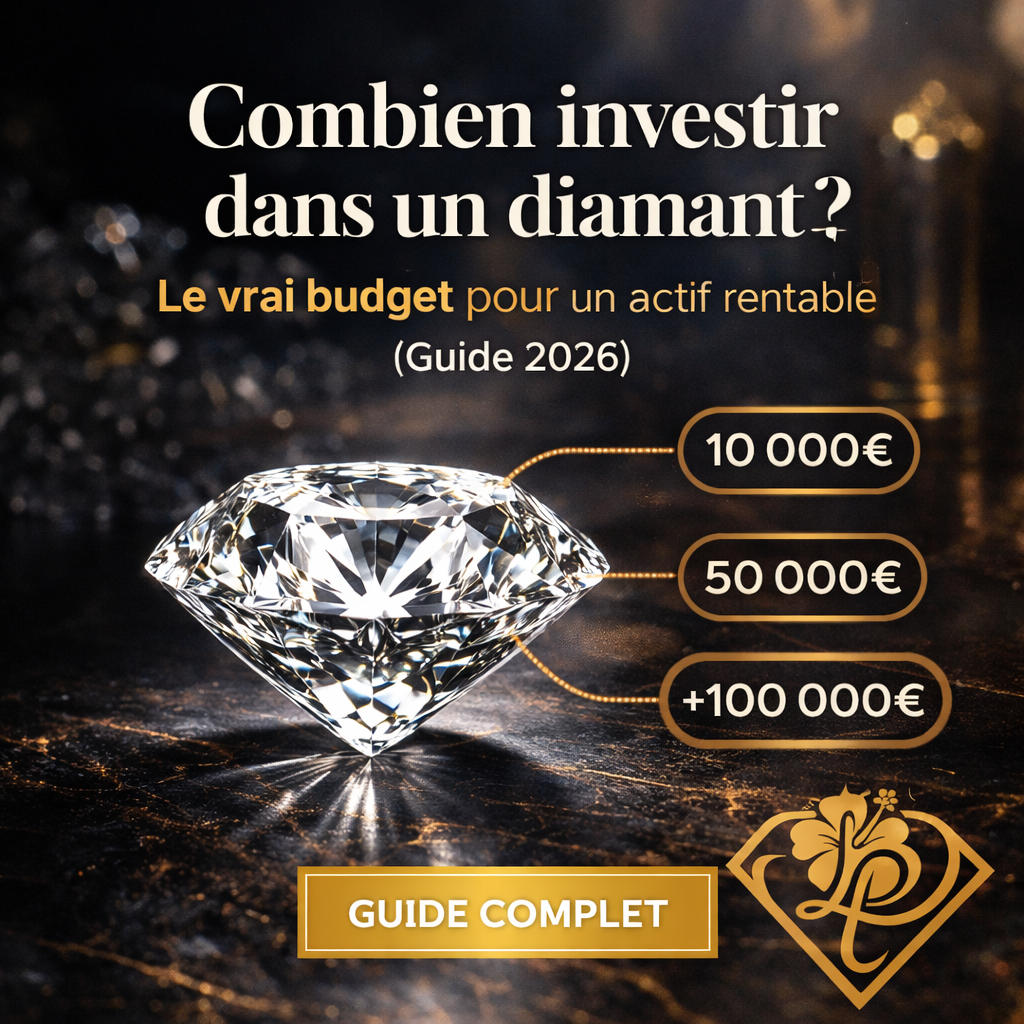 Quel budget pour investir dans un diamant rentable ? Découvrez les seuils réels (10k€, 50k€, 100k€+) et les erreurs à éviter.